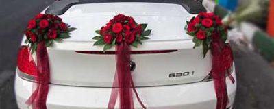 تزئین مدل ماشین های لوکس عروس ایرانی