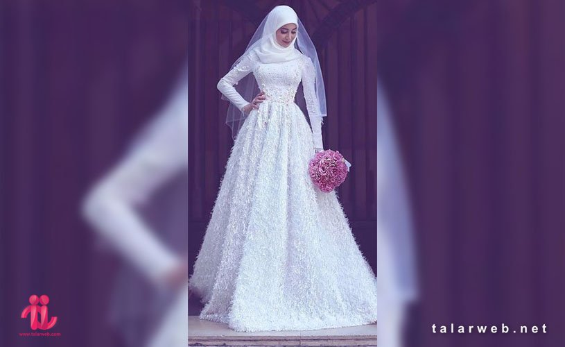 مدل لباس عروس باحجاب جدید ۲۰۱۹