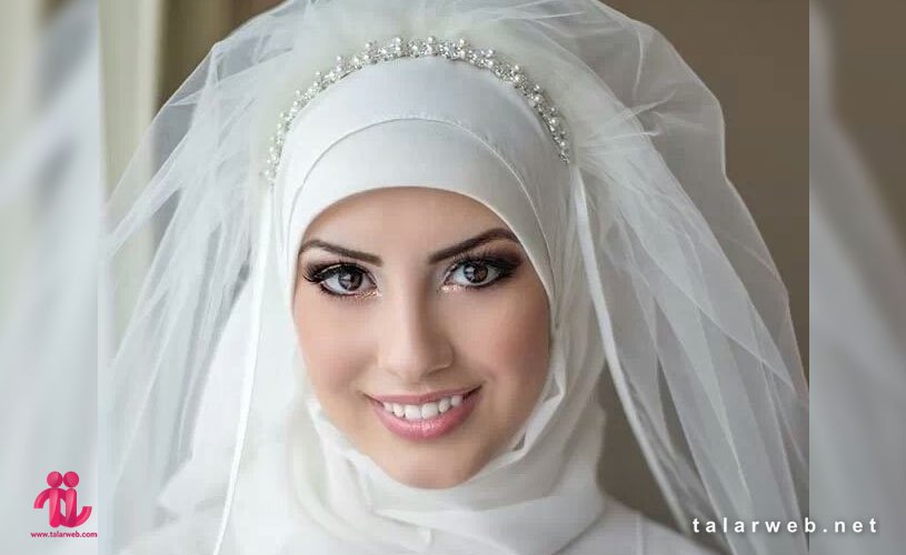 مدل آرایش عروس باحجاب
