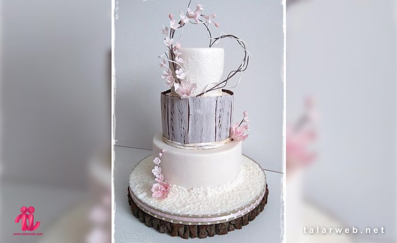 زیباترین مدل کیک عروسی تابستانی