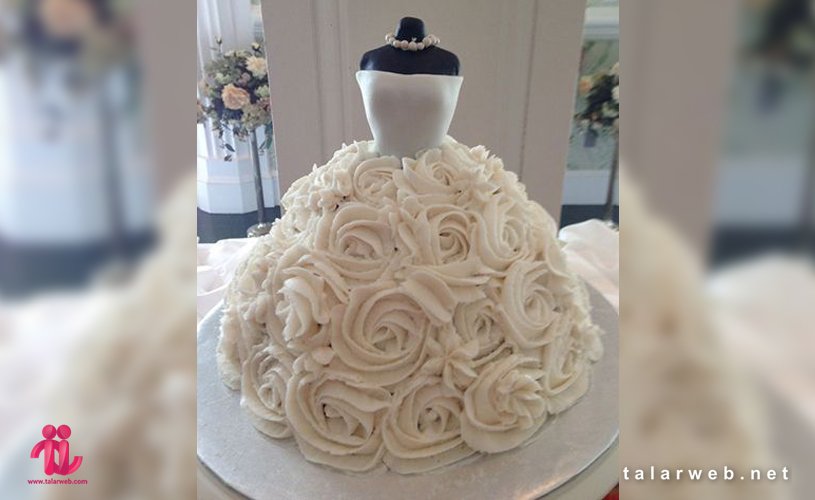 زیباترین مدل کیک عروسی تابستانی
